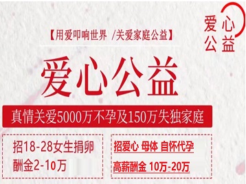 梁园捐卵助孕生子 爱心志愿者招募